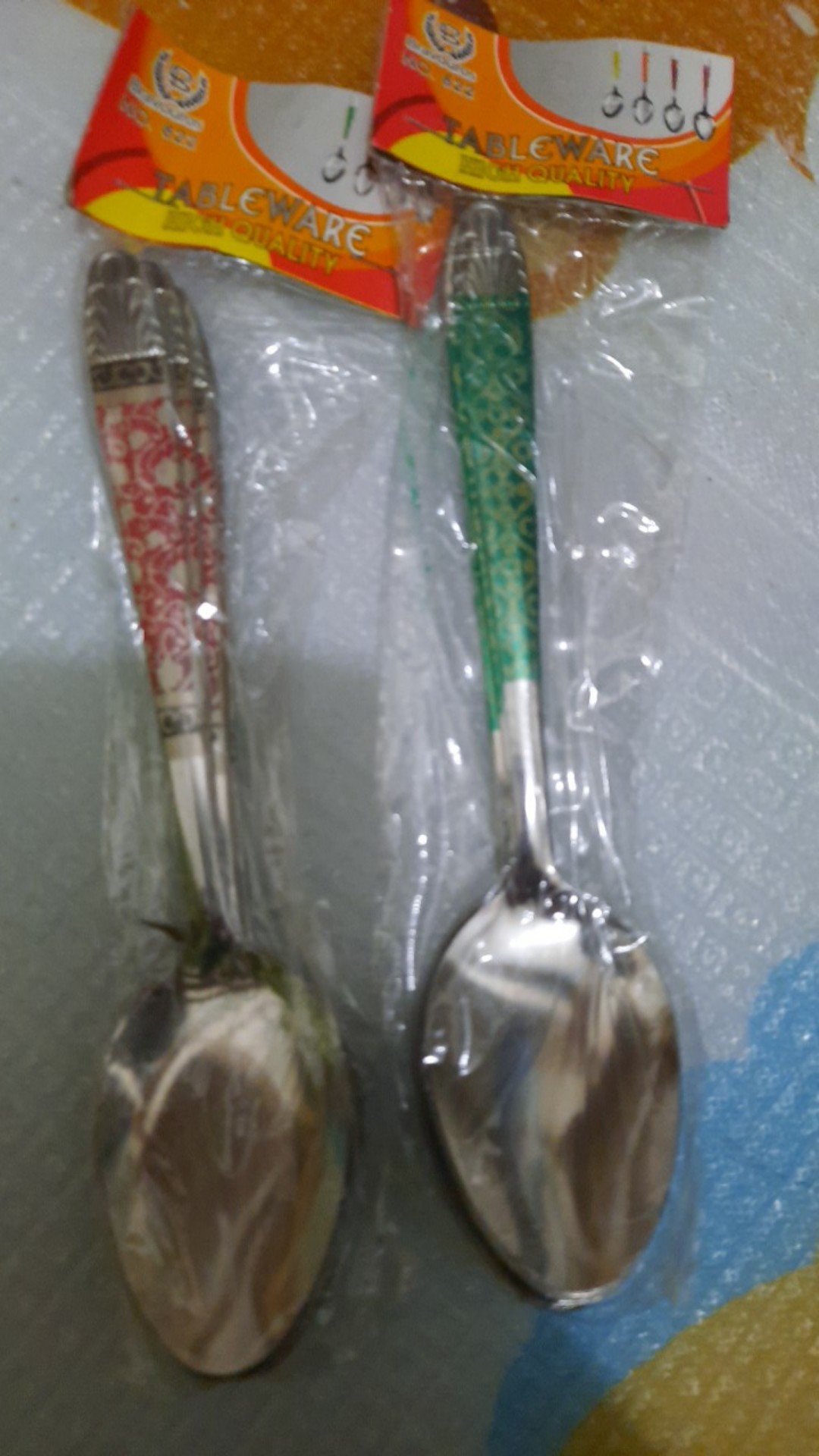 Sendok Makan Motif Batik Stainless  12 Pcs  ( 1 Lusin ) - Palapa