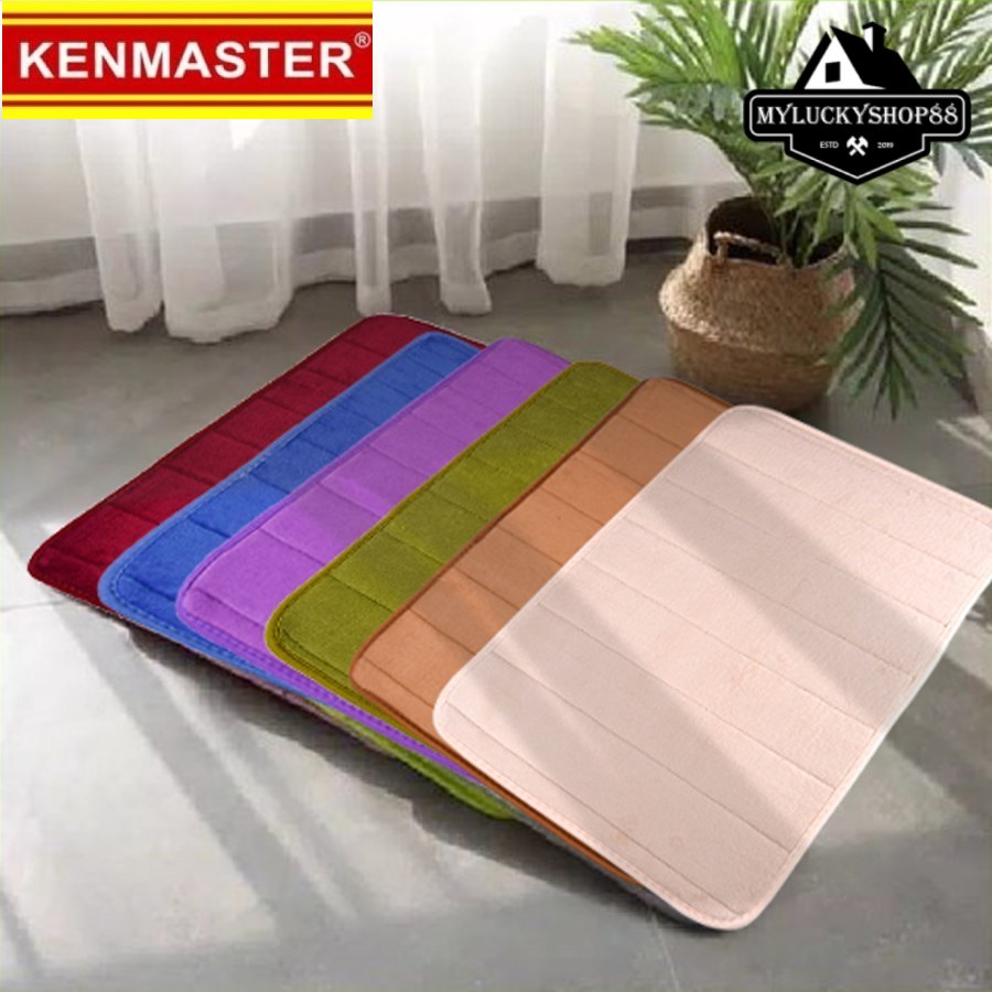 Kenmaster Door Mat Anti Slip Keset Kaki KM-224 40x60cm