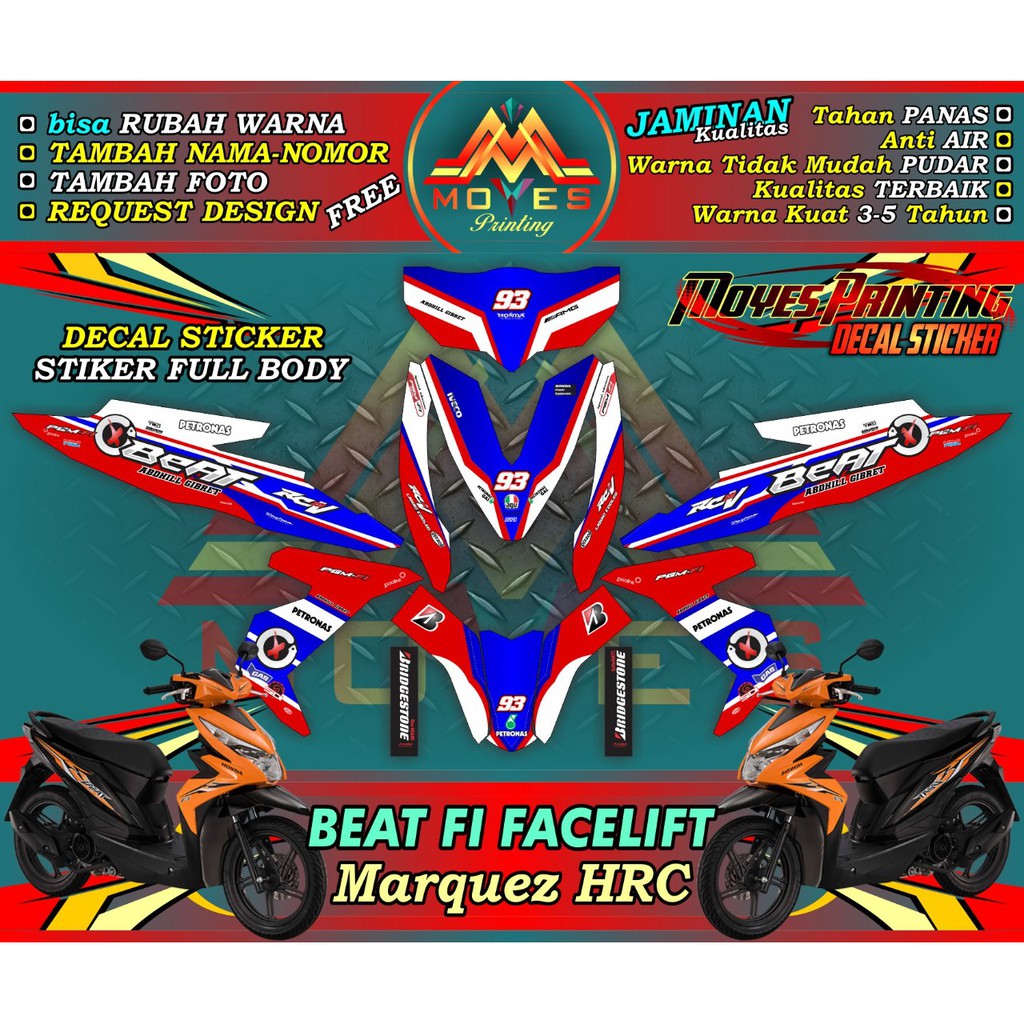 decal stiker beat fi facelift full body stiker beat fi facelift full body stiker beat fi
