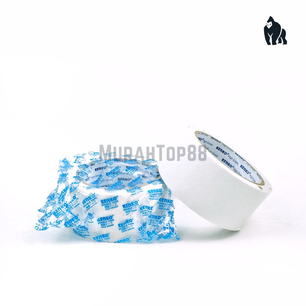 

Double Tape 2" Inch Kenko / Perekat 2 Sisi Jumbo [48 MM x 15 YARD]
