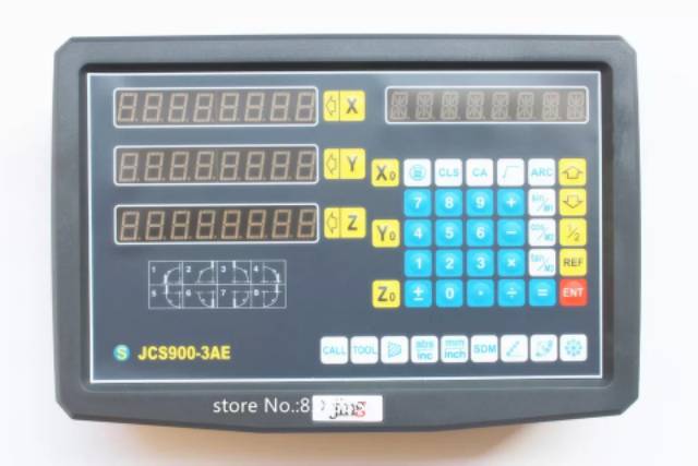 Jcs900 3ae 3 Axis Digital Readout Linear Scale 5 Micron Milling Lathe Complete Kits Shopee Indonesia