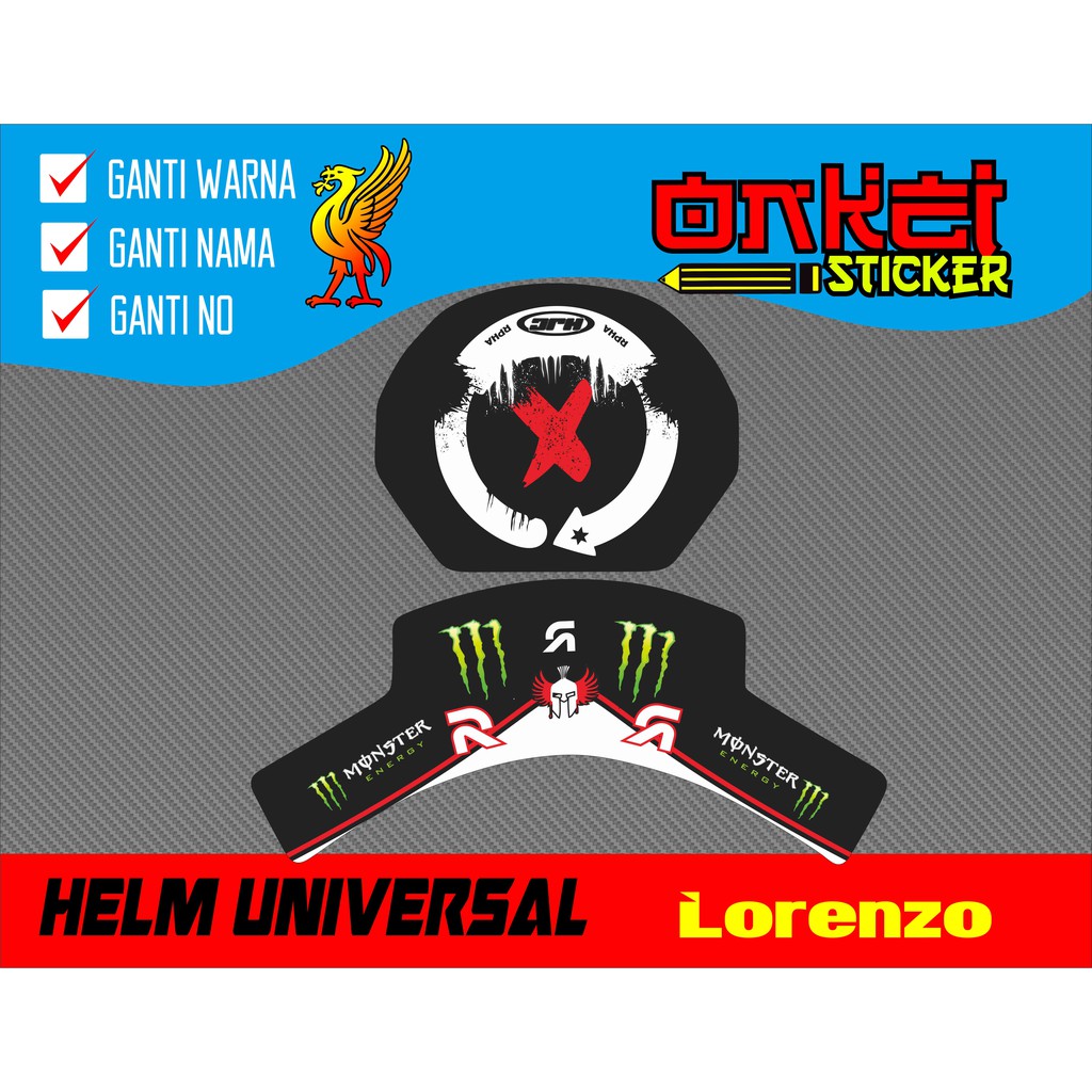 decal helm universal