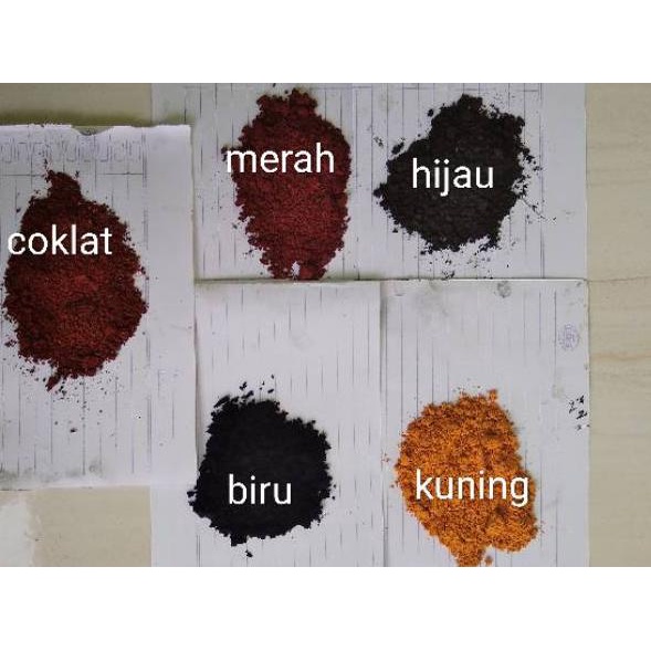 

Harga TERMURAAH.. Pewarna Minyak Berat 25 gr Berbagai Warna