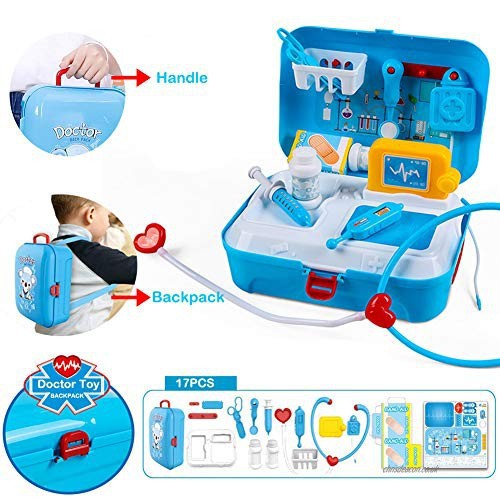 Doctor Backpack Playset Mainan Edukasi Anak Koper Set Dokter Dokteran Back Pack 8361Wb