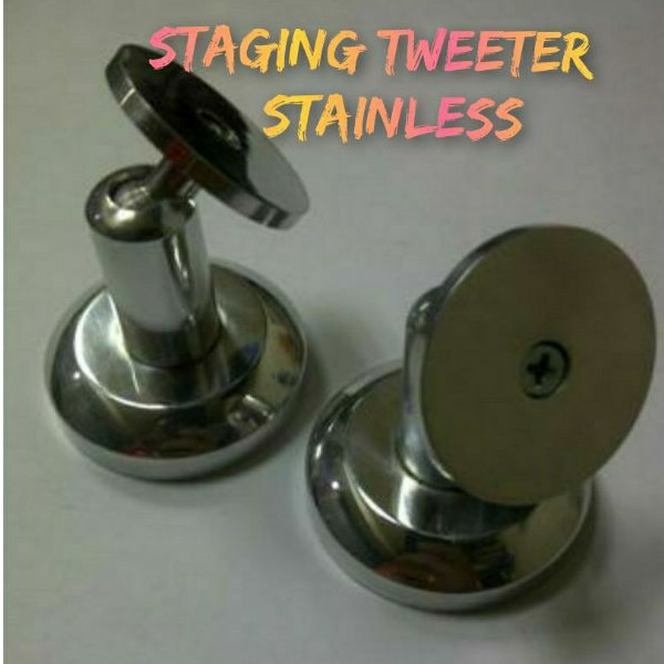 Staging tweeter stainless atau dudukan tweeter audio mobil