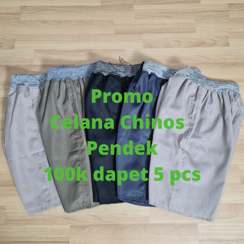 Celana Chinos Pendek 100rb Dapat 5pcs/Celana Chinos Pendek/Celana pendek pria/Celana Pendek Murah