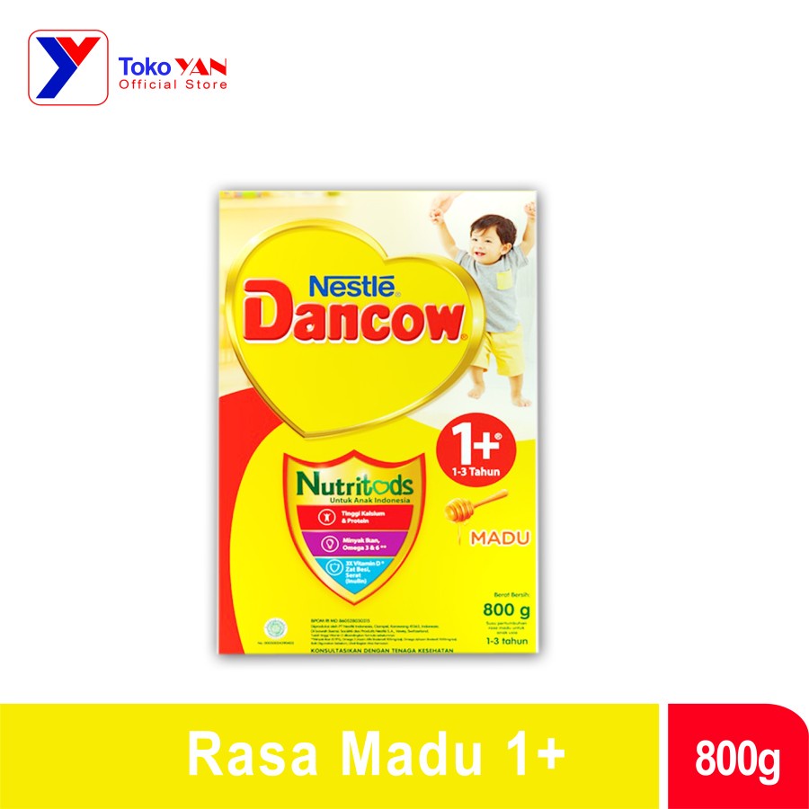 

Dancow 1+ Nutritods Susu Pertumbuhan 1-3 tahun Rasa Madu 800gr