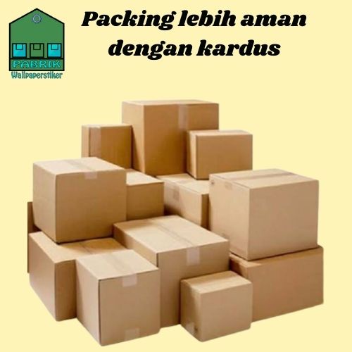 packingan kardus packing tambahan menggunakan kardus Lebih aman