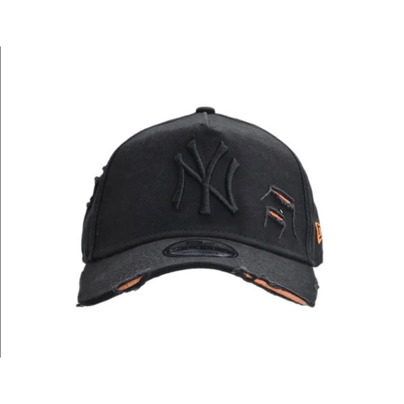 New Era 940AF NY Yankee Cotton Damage Men's Cap - Black