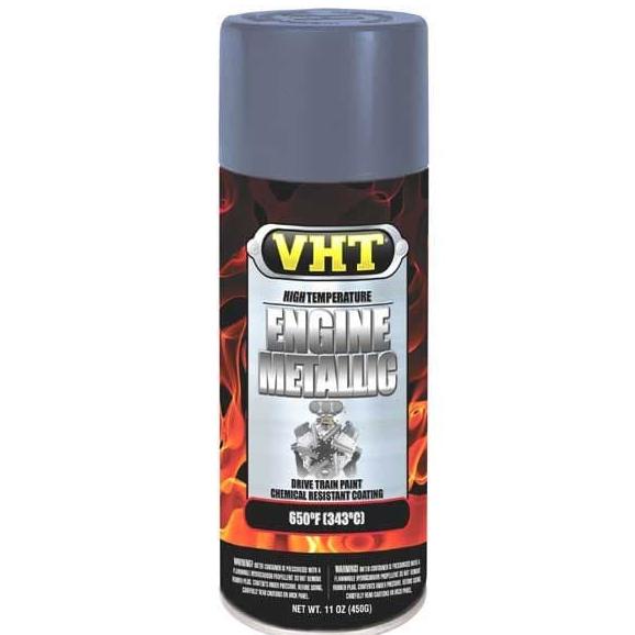 Cat Semprot Blok Mesin Vht Anti Panas Warna Titanium Silver Blue Usa
