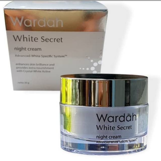 Wardah white secret night cream