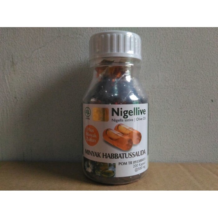 

murah Nigellive isi 200 Nigella Sativa Olive Oil promo__