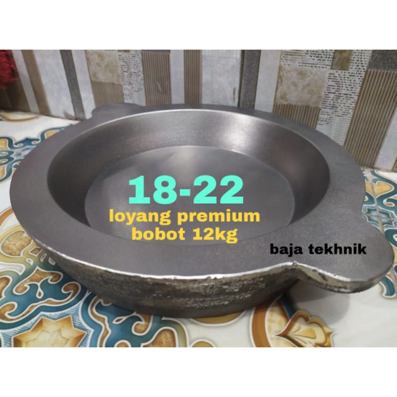 Loyang martabak manis premium 18-22+tutup