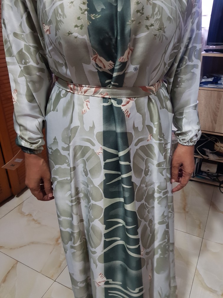 D3028 Orchid Batik Gamis Busui Friendly - Macadamia House Fashion Muslim Ramadhan