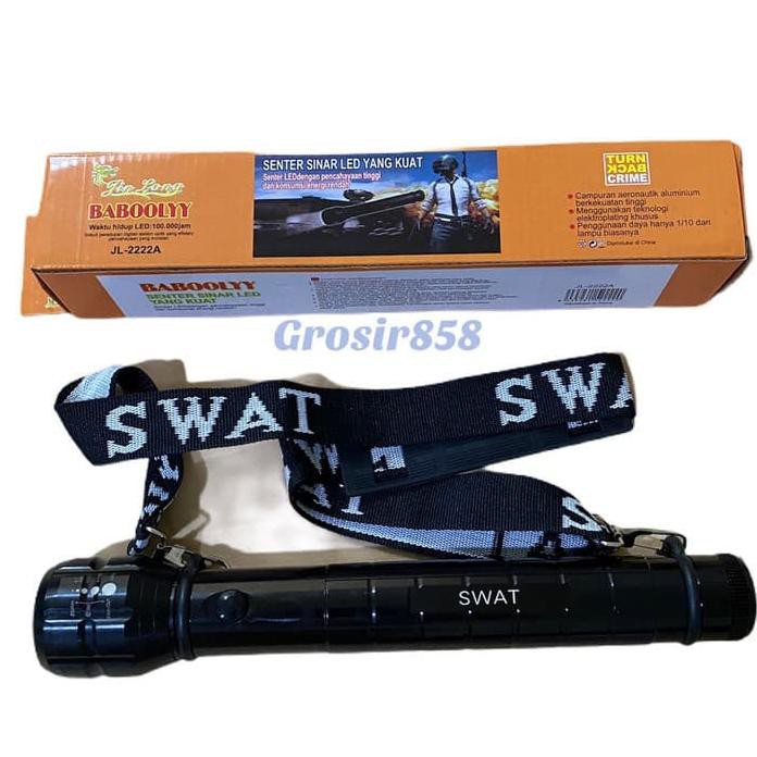 SENTER POLICE SWAT BESAR 3 BATU / TIGA BATERAI 1301 TERMURAH