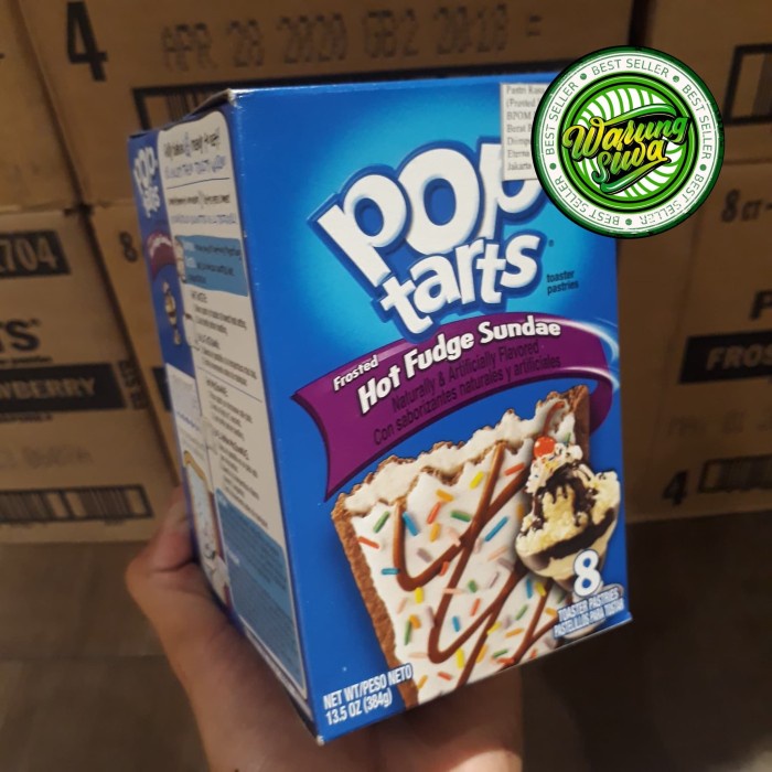 

kellogg's poptarts frosted hot fudge sundae 384 gram