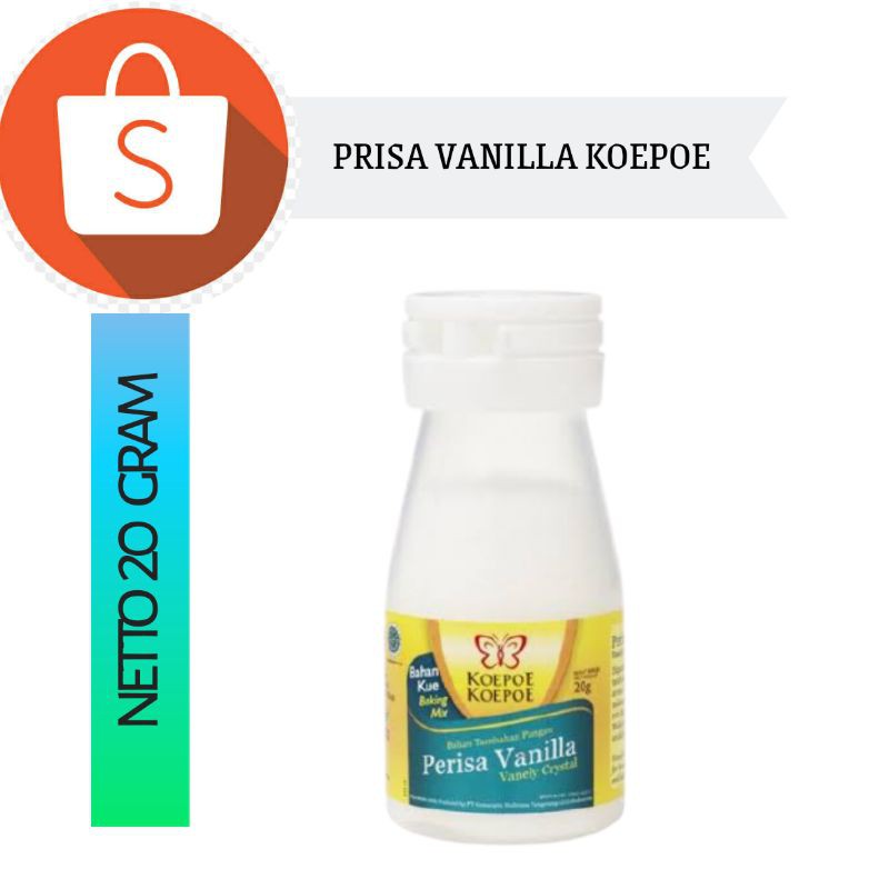 

perisa Vanilla bubuk botol 20 gram