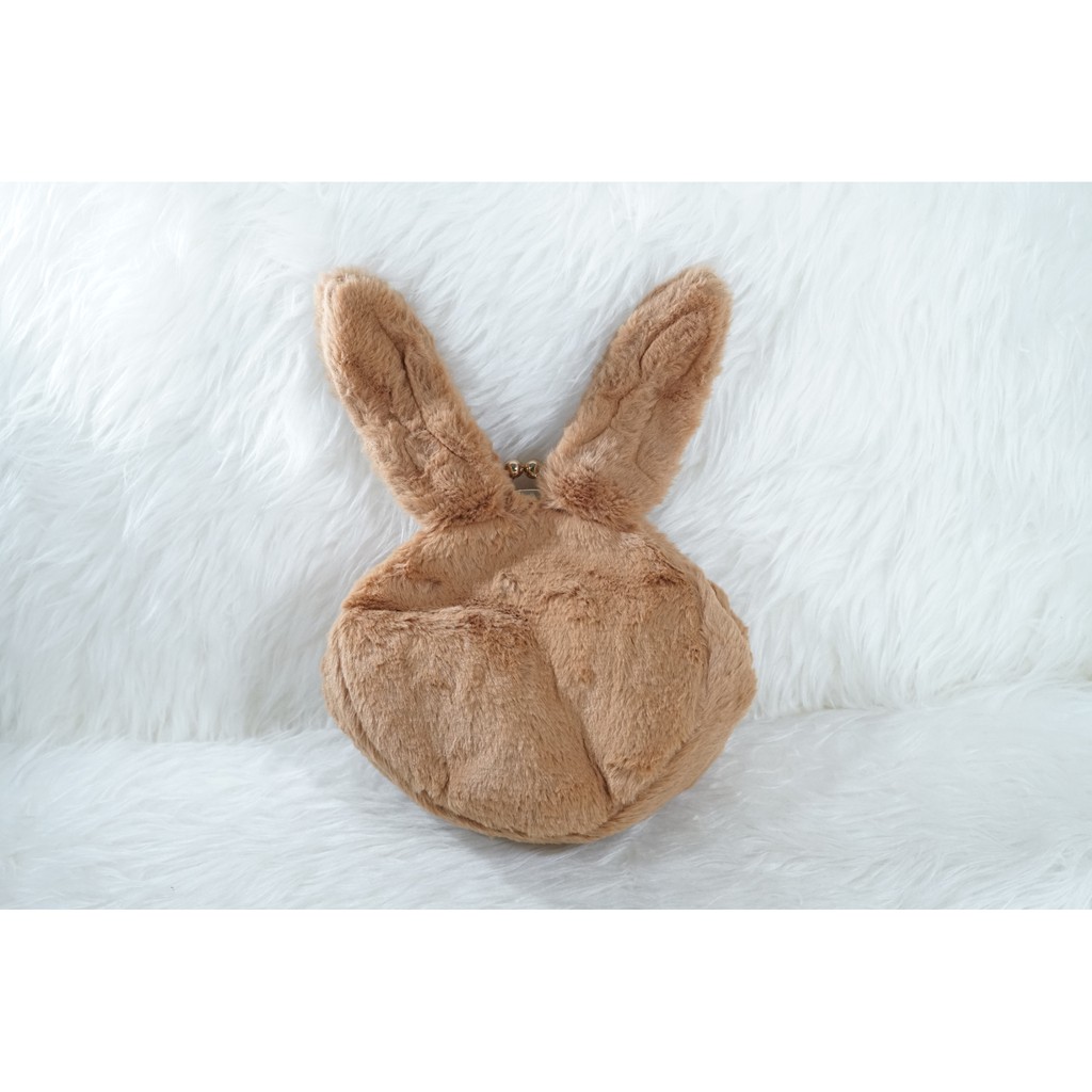 Waiwai Tas Pesta Wanita Bunny Bulu Lembut 6668 Clutch