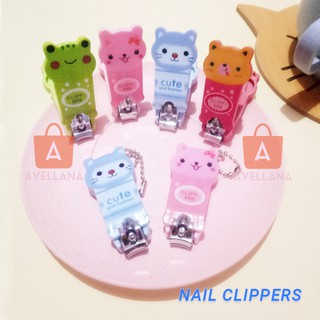 gunting kuku karakter lucu pemotong kuku cartoon animals manicure nail clippers