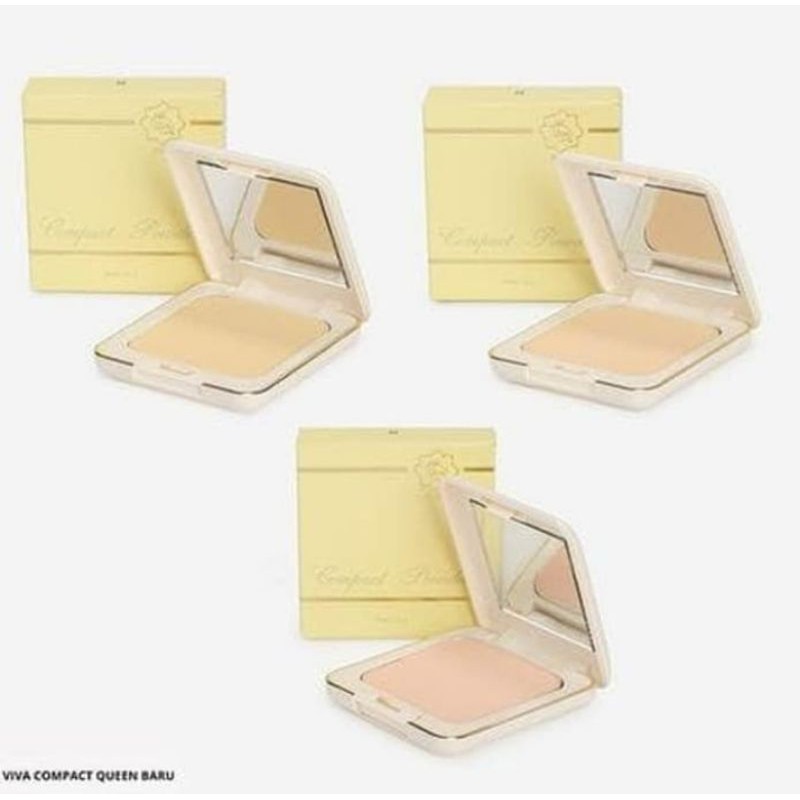 DUS KUNING Bedak Padat Viva Queen Original