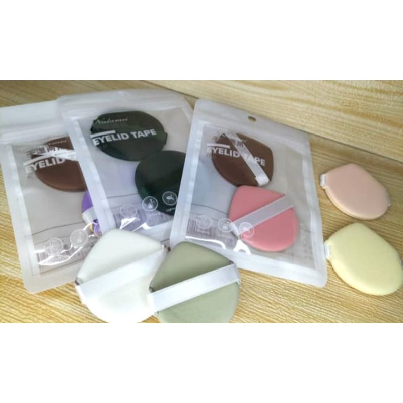 Spons Mini Make Up isi 2 PCS Sponge Makeup Beauty Puff |Spon Mini Blush On