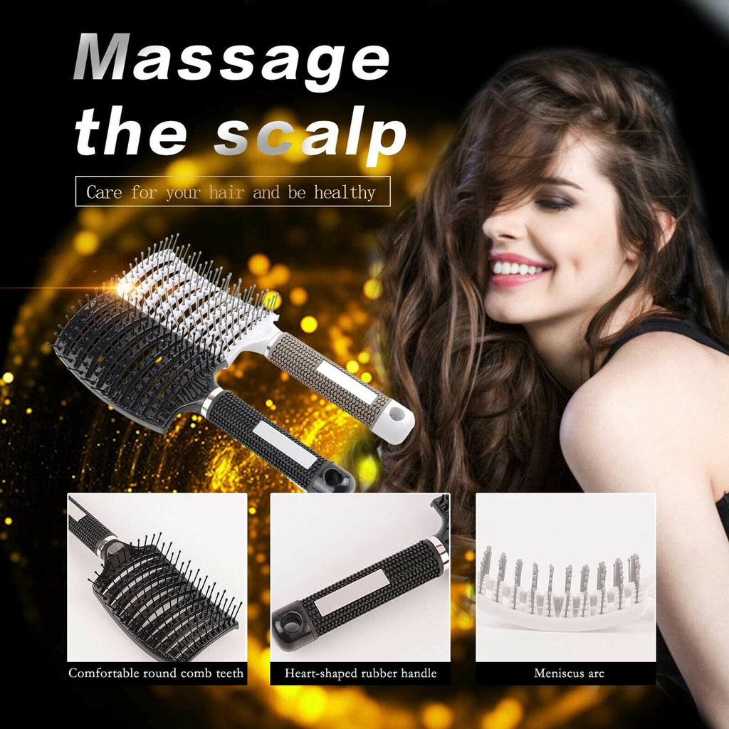 Detangle Hairbrush Women Wet Comb Hair Brush Professional Hair Brush Massage Comb Brush