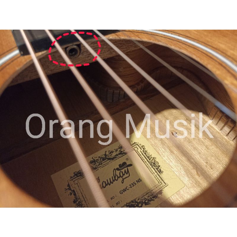 Gitar Original Cowboy GWC 235 NA/NS Import Bonus Softcase DLL - Gitar Akustik Cowboy