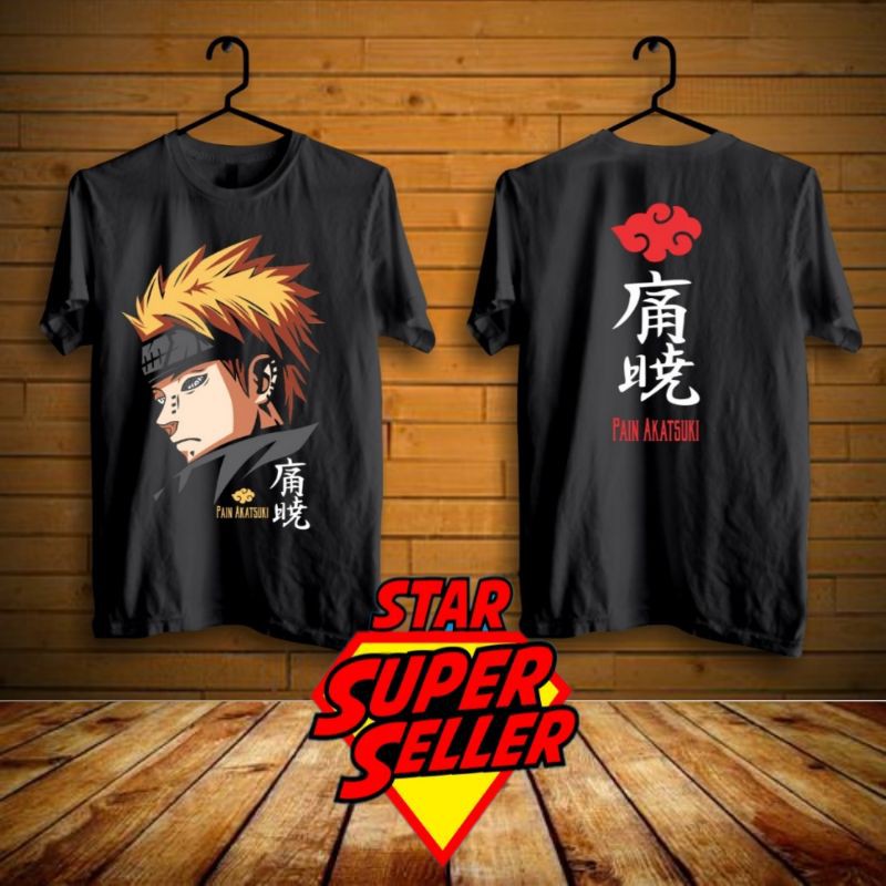 Kaos Anime Yahiko Pain Akatsuki Naruto Uzumaki Kyubi Hinata Hyuga