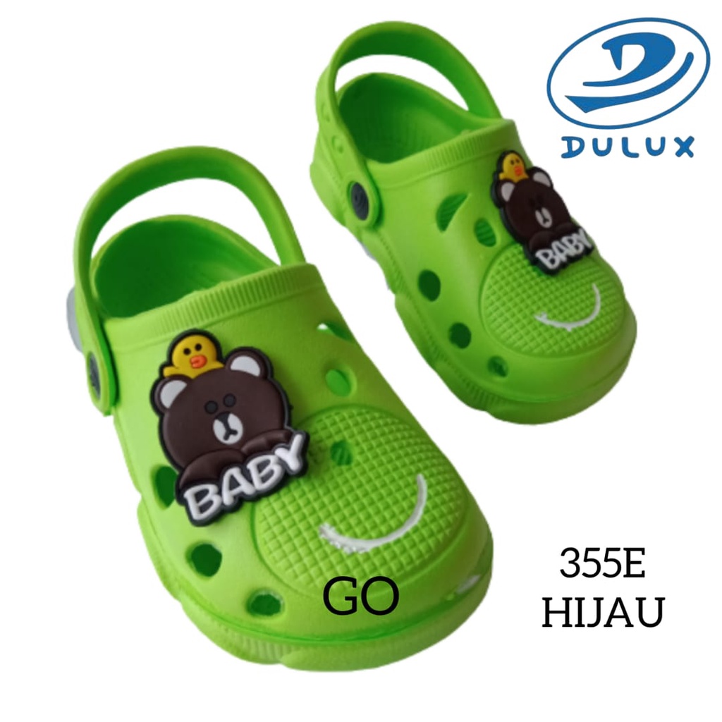 gos DULUX 355E Sandal Baim Balita Baby Bear Tali belakang Sandal Anak Laki Laki Cowok Karakter Line Baby