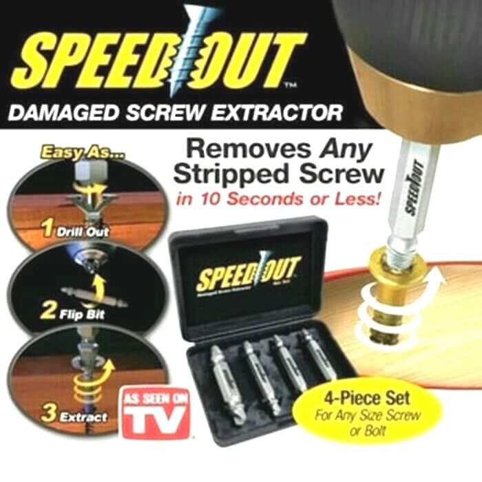 TOOL KIT ALAT PEMBUKA BAUT RUSAK SPEED OUT DAMAGED SCREW EXTRACTOR - S816