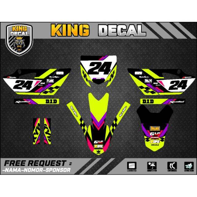 DECAL YZ NEW 85 DECAL YZ STRIPING YZ STIKER YZ  NEW 85 07