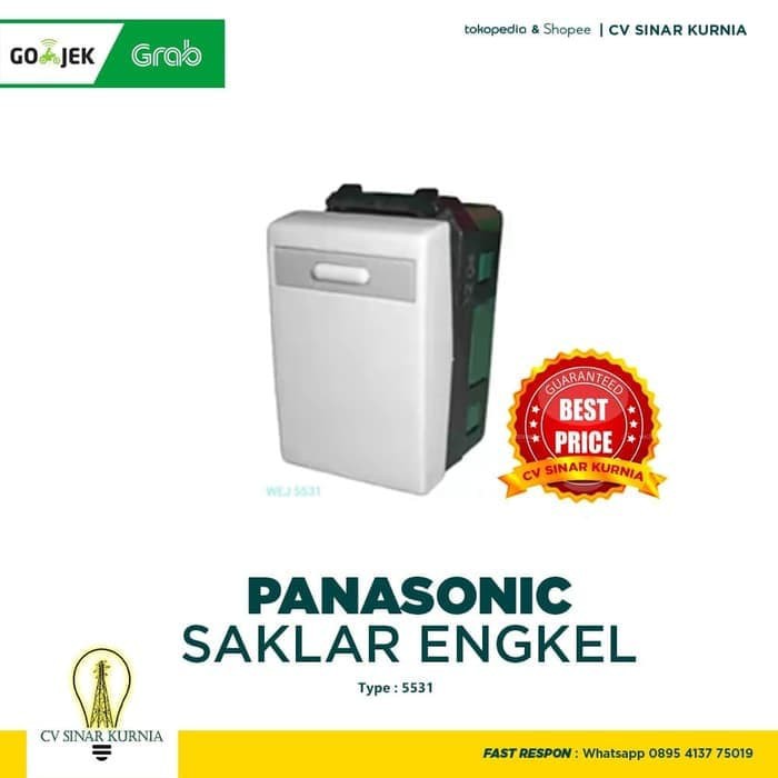 Saklar Panasonic Wide Series WEJ5531 (WEJ 5531) Saklar Engkel Panasonic