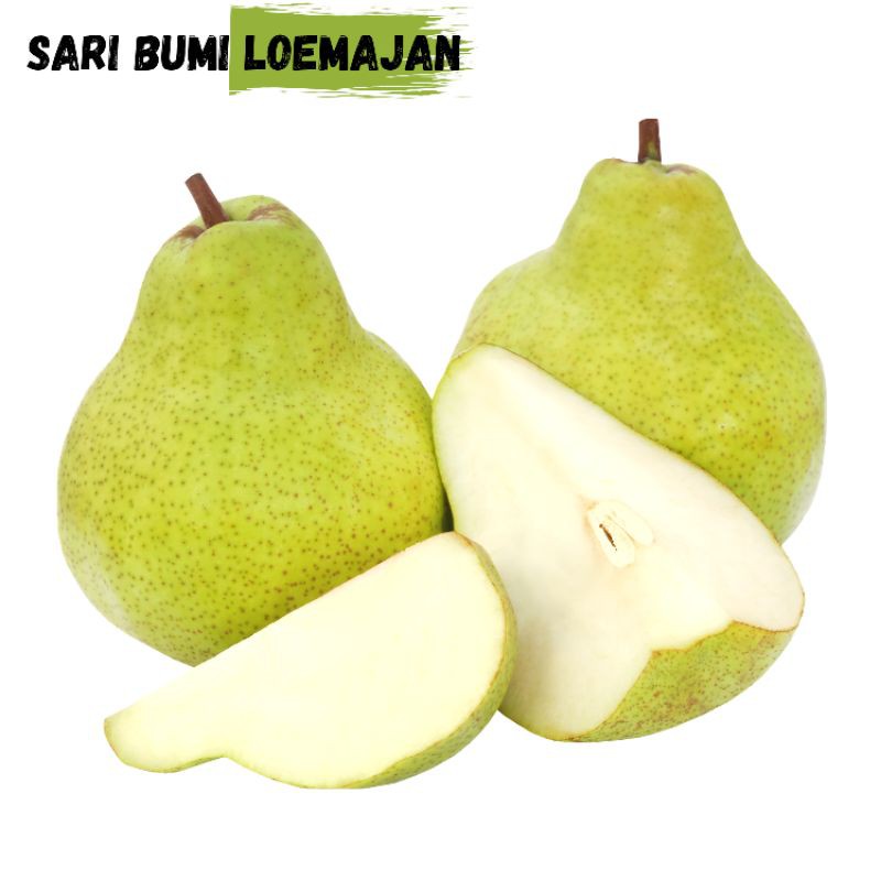 

sari bumi loemajan buah pear packham buah pear hijau 1kg