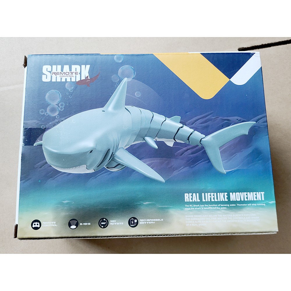 Remote Control Ikan Hiu Water Shark Fish 2.4G RC - 892B - Blue