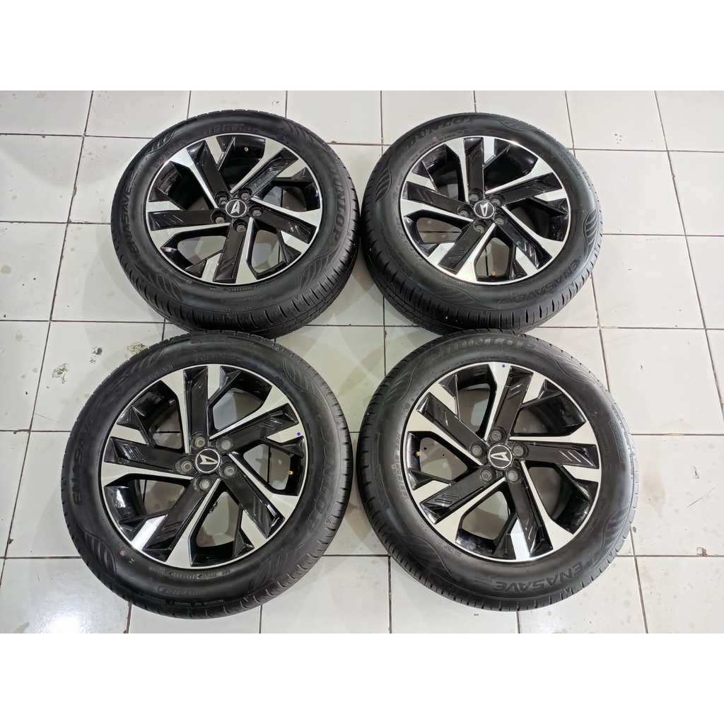 Velg Mobil Bekas Ori Copotan STD NEW XENIA R16 Lebar Lubang 5X100 ET50 B/P + BAN Dunlop 195 60 R16 U