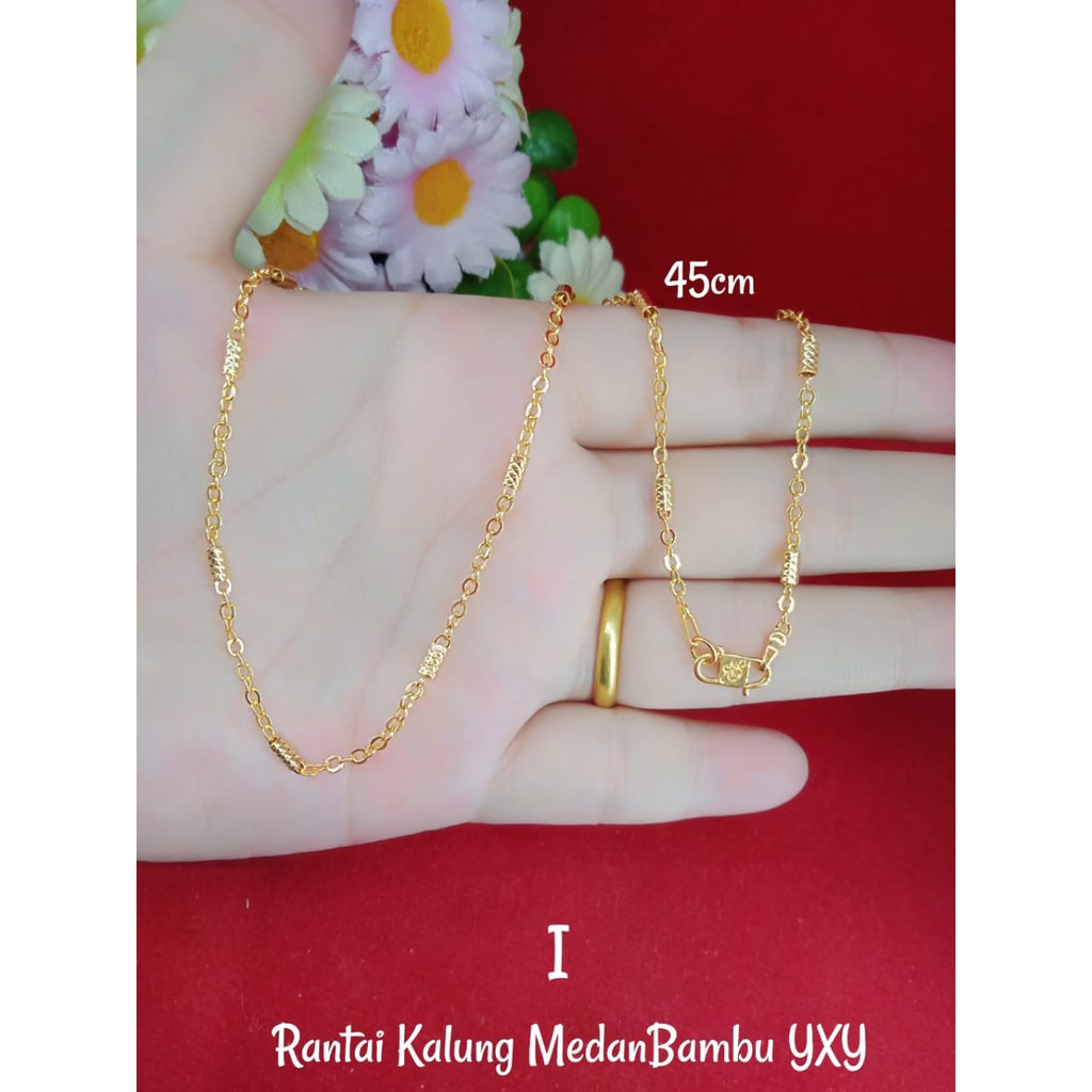 Kalung Rantai BAMBU YAXIYA Termurah