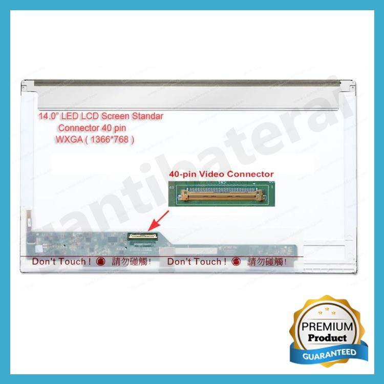 LCD LED HP PROBOOK 6460B 6465B 6470B 6475B 6500 Series 14.0 Inch