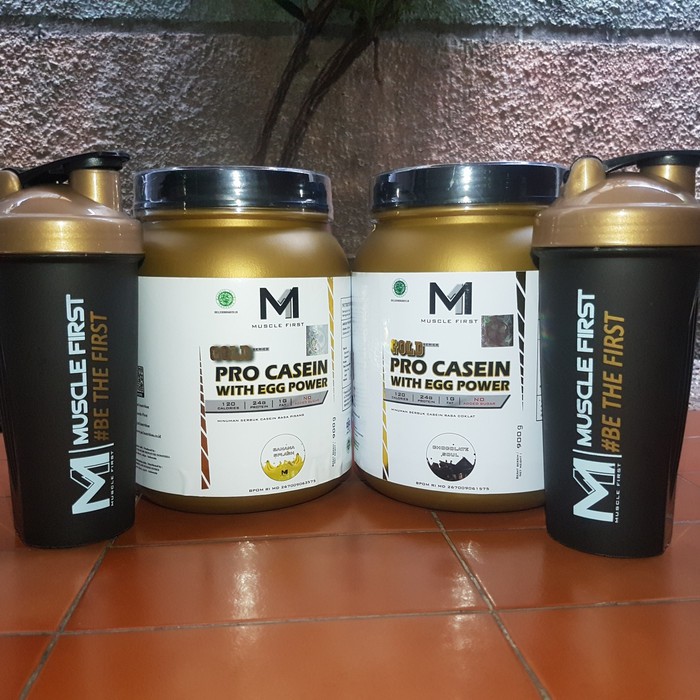 Muscle First (M1) Pro Gold Casein With Egg Power 2Lbs Whey Protein