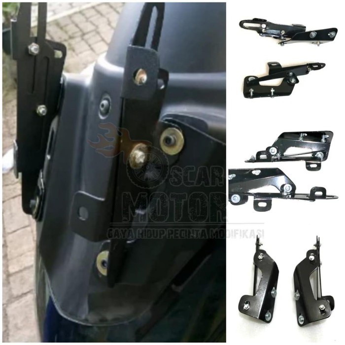 BREKET SERPO WINSHIELD NMAX DUDUKAN SPION R25 YAMAHA NMAX NEW2020 LEXY motor