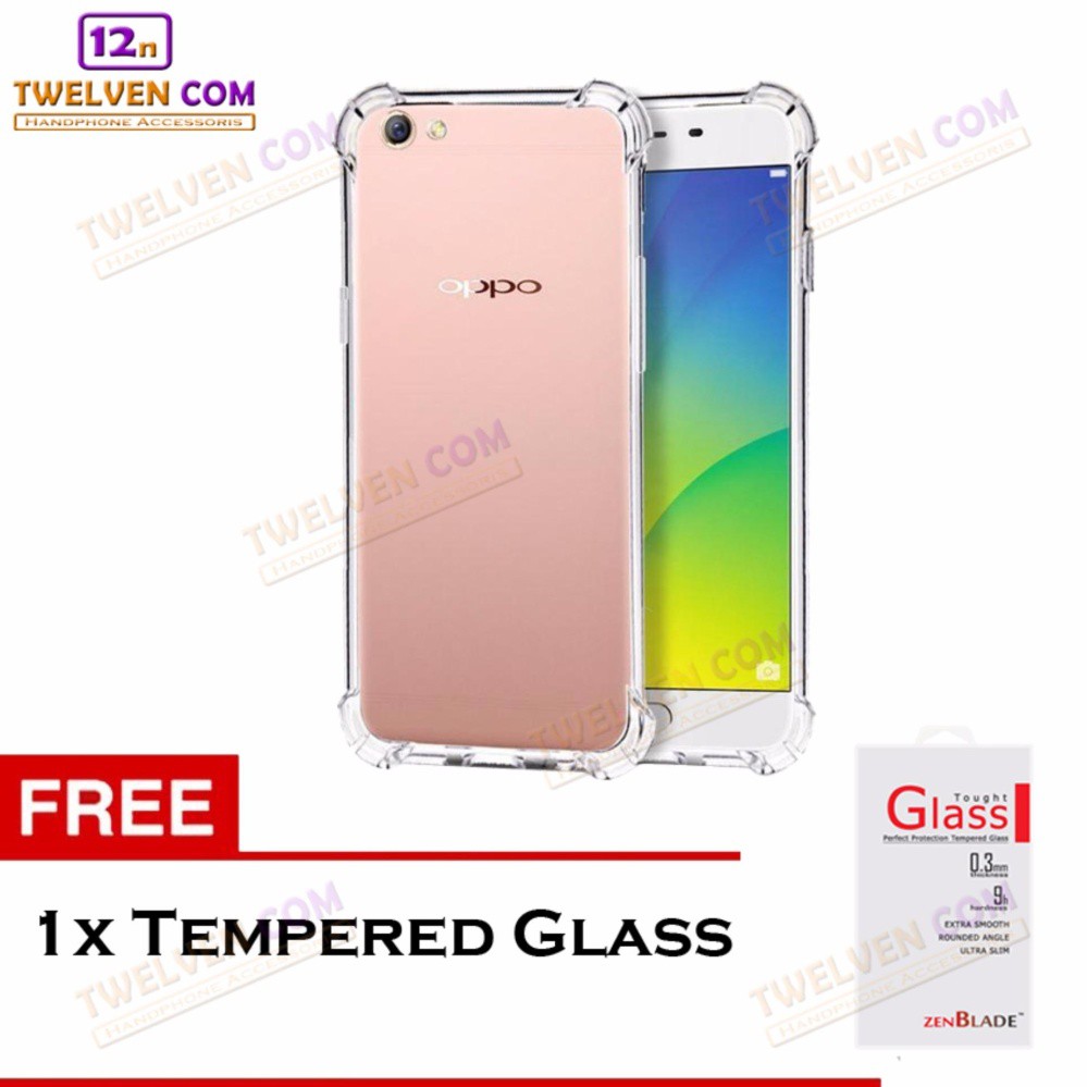 Anti Shock Anti Crack Softcase Casing for Oppo A33 / Neo 7 - Free Tempered Glass