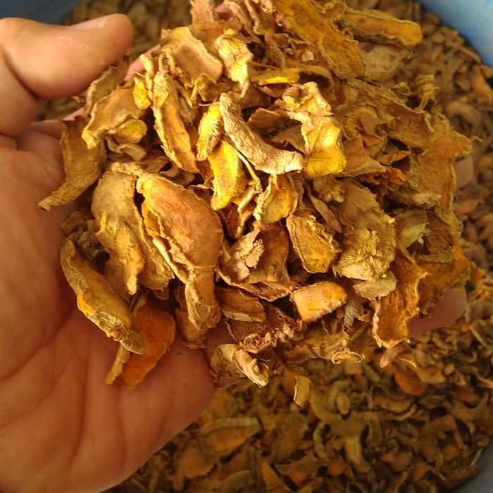 

Bubuk Kunyit Kuning Kering 1kg - Kunir Kuning Iris Rajang Kering Powder