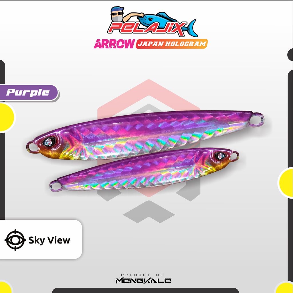 Mongkalo Pelajix Panah noGID noMotif Candy 30 Ungu