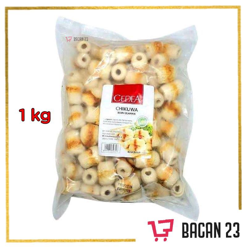 Chikuwa Cedea Frozen Food (1kg) / Bahan Suki Steamboat / Bacan 23 - Bacan23