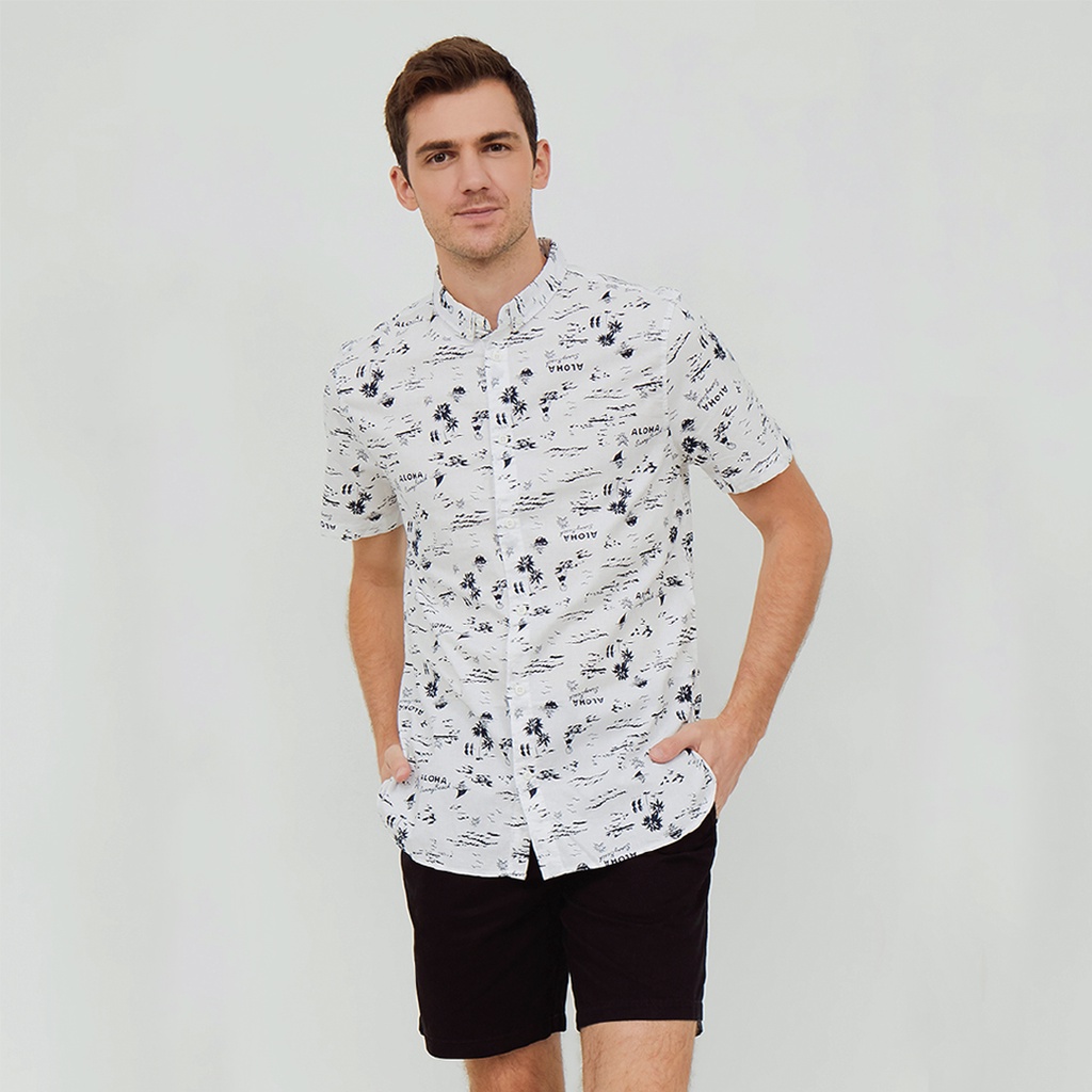 JOY SHADE  Men Kemeja Tangan Pendek Aloha Shirt by Divided