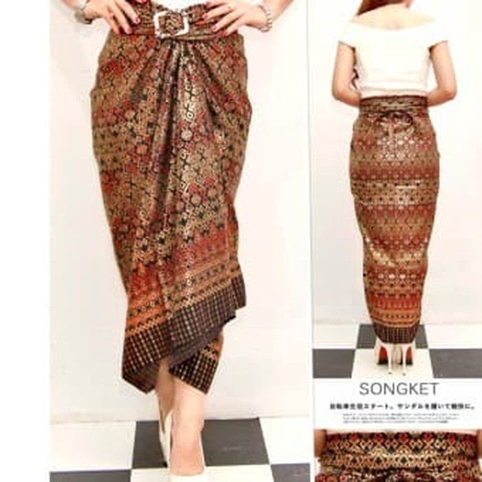 Rok Serut Lilit | Rok Songket Serut Lilit