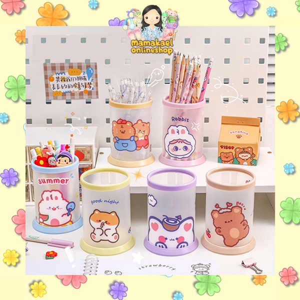 

Tempat pulpen DIY roll on cute lucu cocok untuk souvenir tempat pensil kawai MK1334