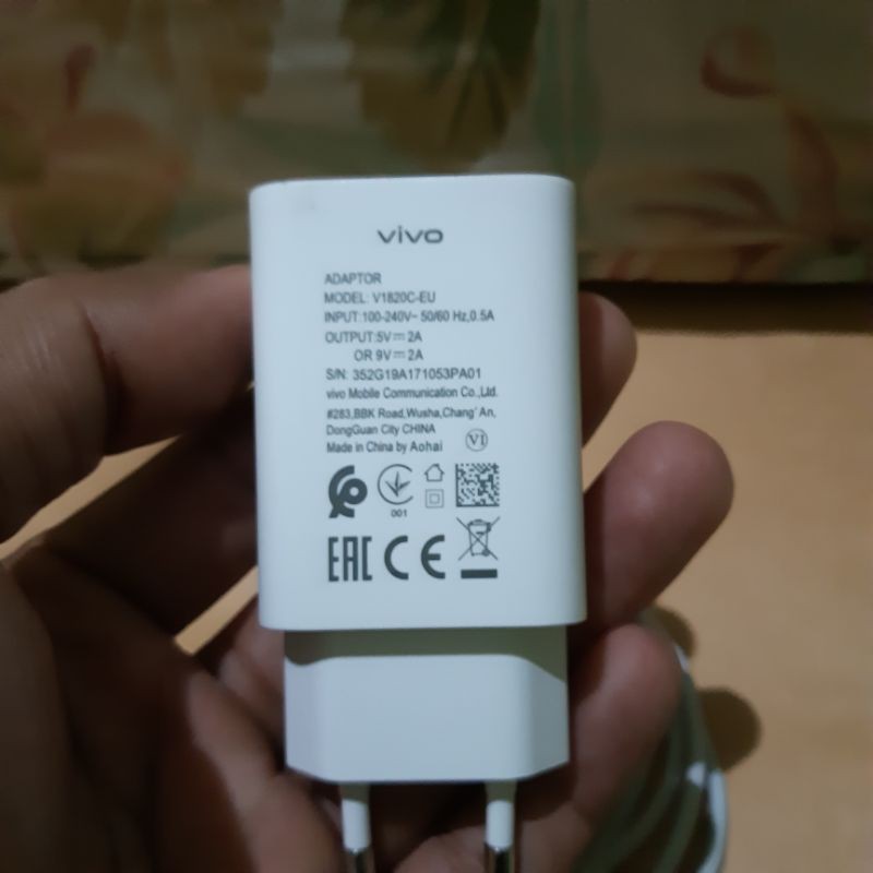 Charger Original Bawaan/Copotan HP Vivo Y17,Y19