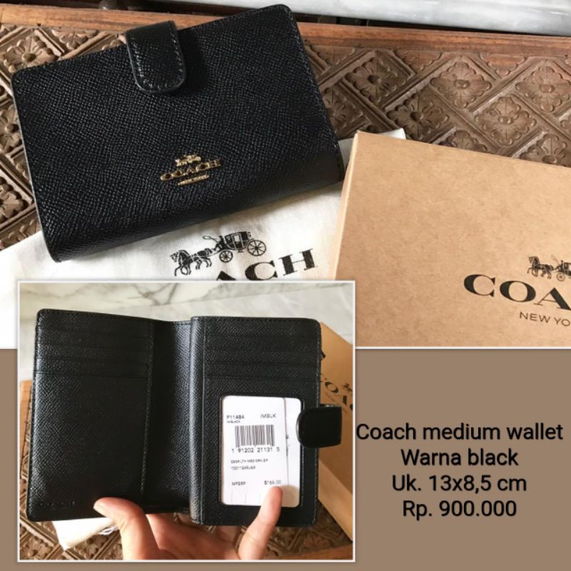 Coach Medium Wallet black