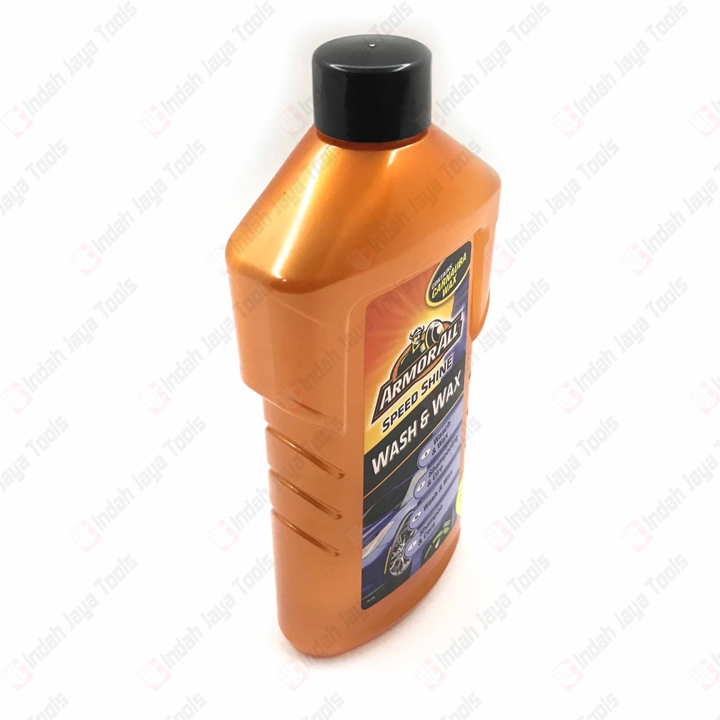 ARMOR ALL ULTRA SHINE Wash &amp; Wax 473 mL Shampoo Mobil Motor Carnauba