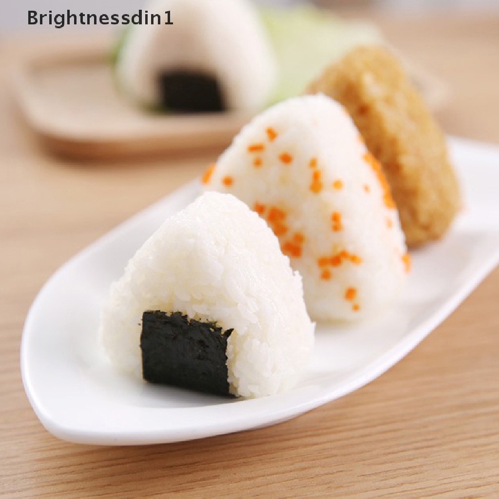 Set 3 Pcs Cetakan Sushi Onigiri Bentuk Segitiga Model Tekan